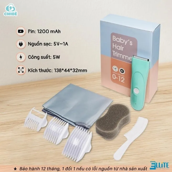 Tông đơ cắt tóc cho bé Chibe 