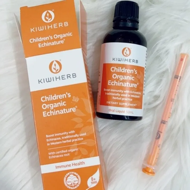KiwiHerb tăng đề kháng hữu cơ Children's Organic Echinature cho bé từ sơ sinh
