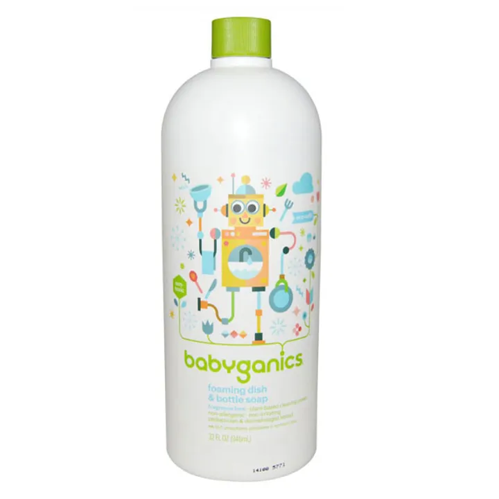 Nước rửa bình sữa Babyganics