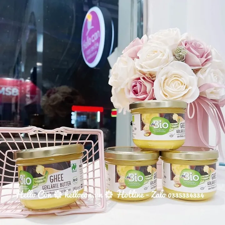 Bơ Ghee hữu cơ Bio chính hãng Đức cho trẻ 10 tháng