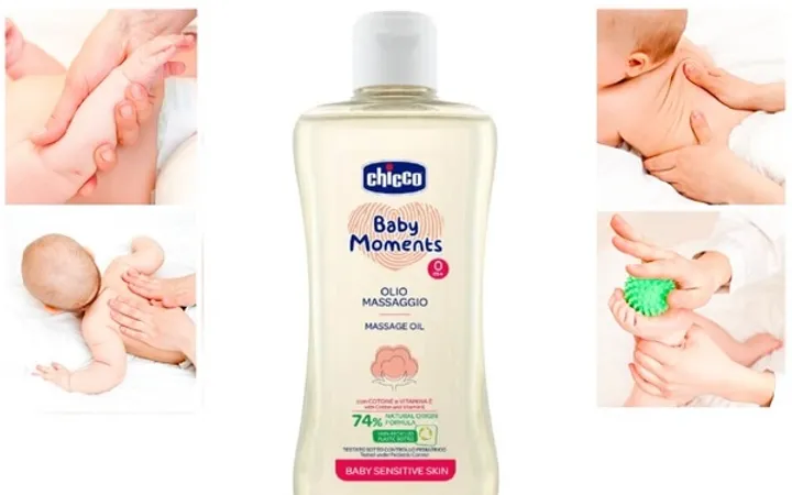 Hướng dẫn sử dụng dầu massage Chicco