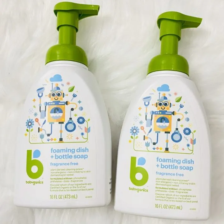 Nước rửa bình sữa Babyganics