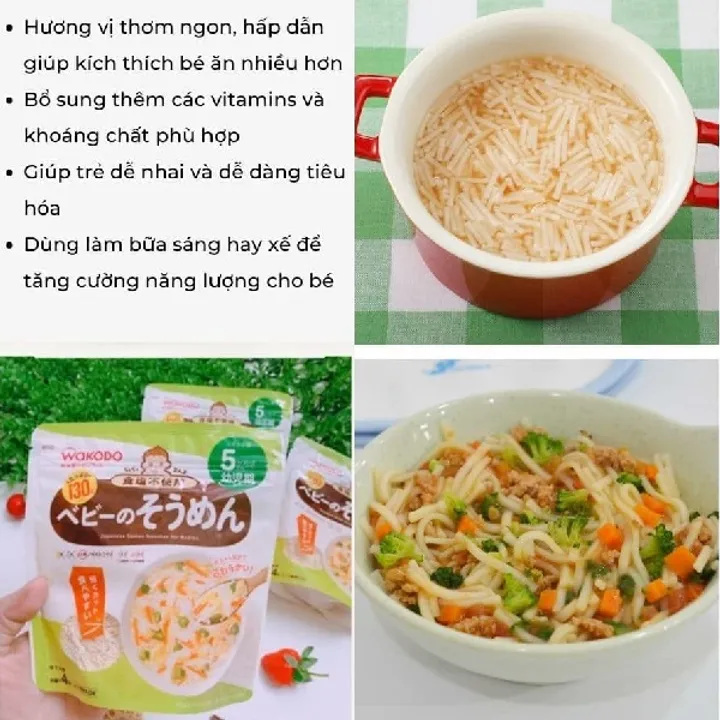 Cách nấu mì Somen Wakodo cho bé như thế nào?