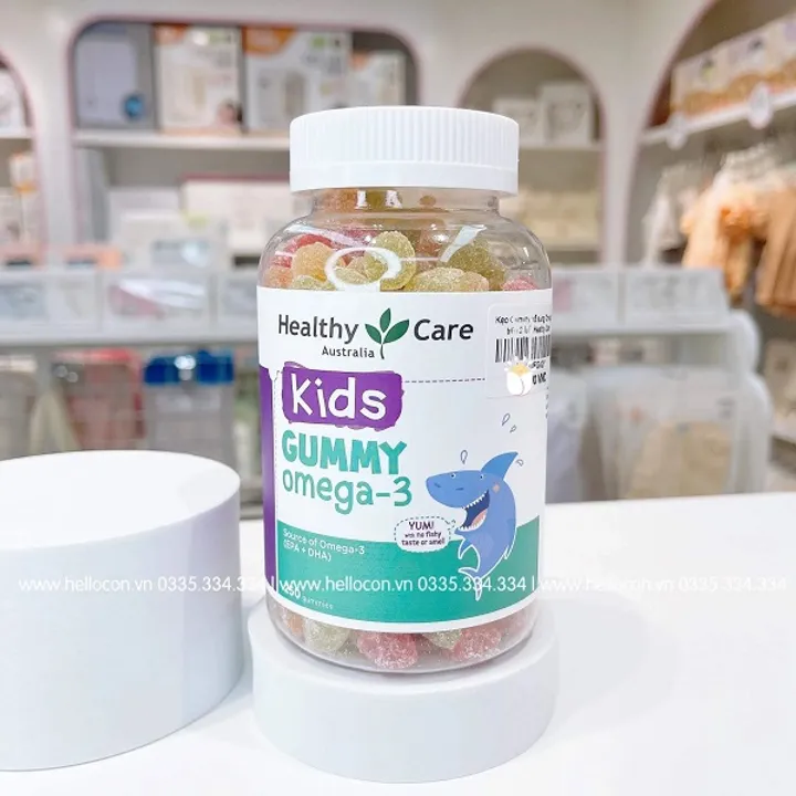 Gummy Omega 3 kẹo dẻo bổ sung dưỡng chất Omega-3 cho bé
