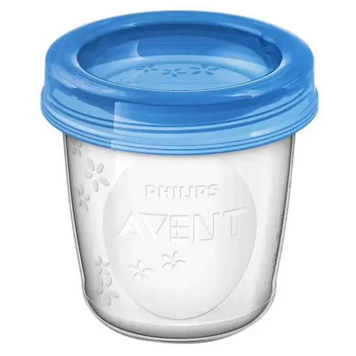 Cốc trữ sữa Avent 180 ml SCF618/10 (10 cốc)