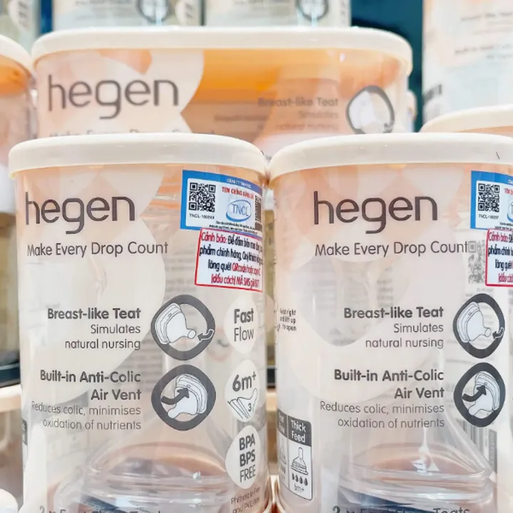 Hướng dẫn sử dụng núm ti Hegen đúng cách