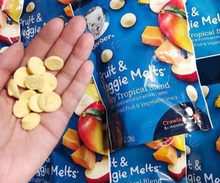 Sữa chua khô Gerber 28g đủ vị cho bé từ 8 tháng tuổi 