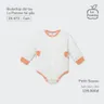 Body chip dài tay La Pomme tai gấu 3M Cam