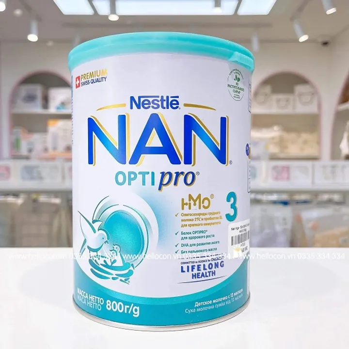Sữa Nan Nga Optipro HMO (800g, 400g)