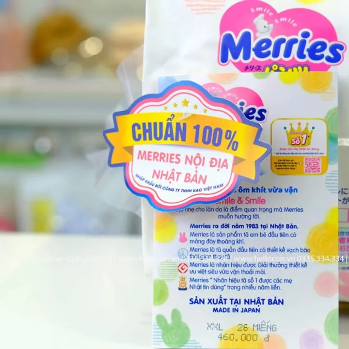 Bỉm Merries Sakura
