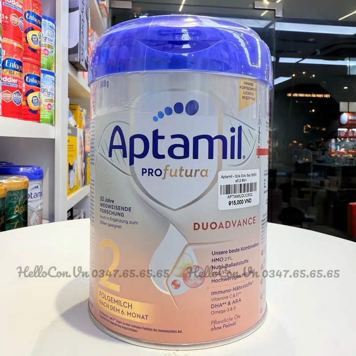 Sữa Aptamil Đức số 2 dành cho trẻ từ 6 - 24 tháng tuổi