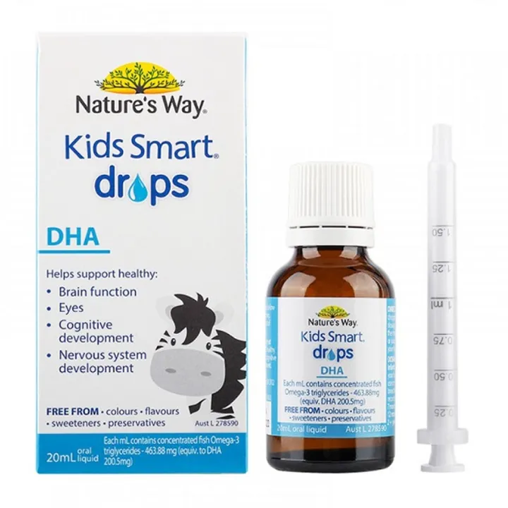 DHA Nature's Way Kids Smart Drop cho trẻ từ 4 tuần tuổi
