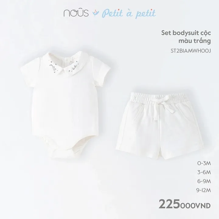 Set bodysuit cộc Nous