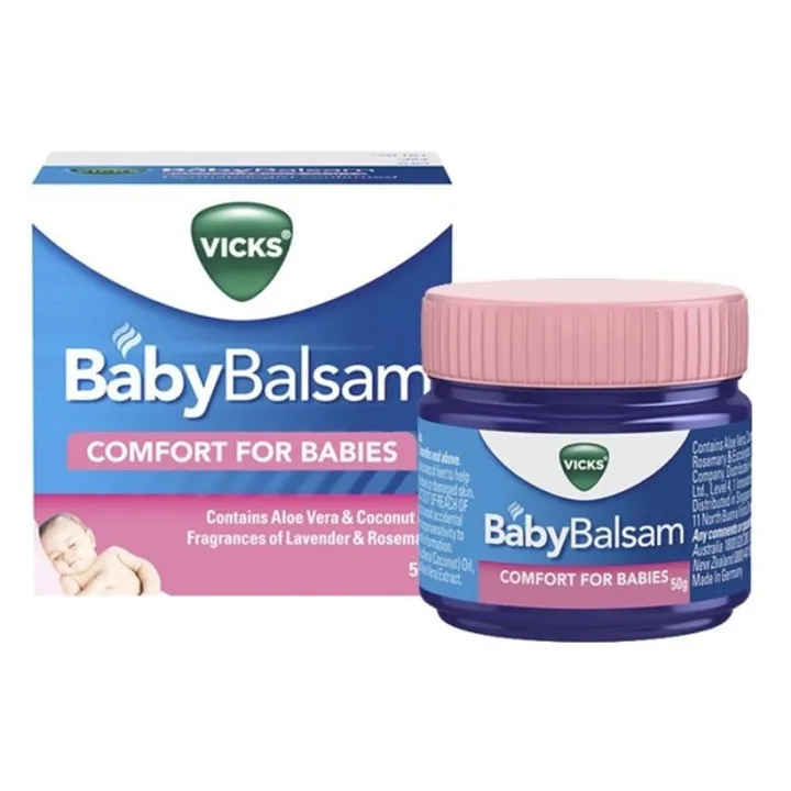 Baby Balsam - Dầu bôi ấm ngực Vicks của Đức cho trẻ từ 3 tháng tuổi