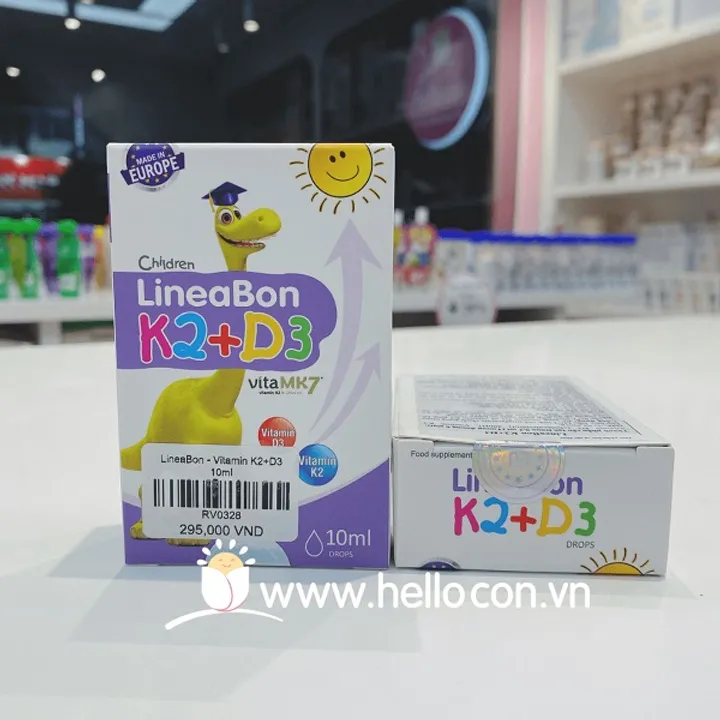 LineaBon K2+D3 400IU cho trẻ sơ sinh