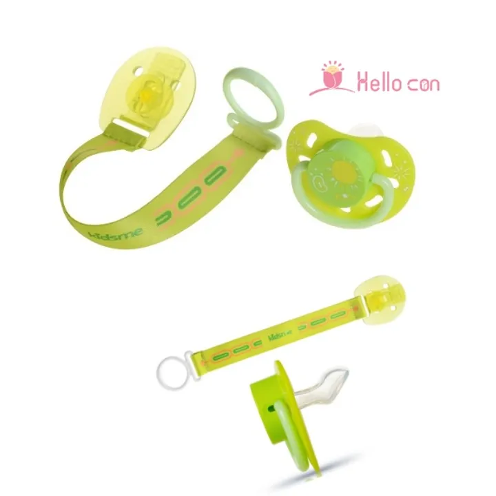 Hướng dẫn sử dụng ti giả Kidsme phát sáng dạ quang kèm dây size S và size M