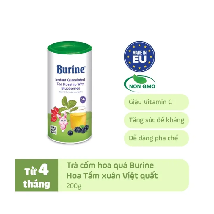 Cách sử dụng trà hoa quả Burine