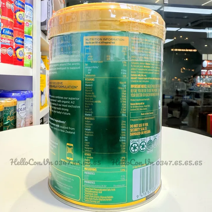 Ảnh thành phần Sữa Aptamil Essensis số 1
